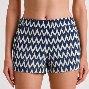 J. Crew Shorts Chevron Ikat Stretch Chino Style 37569 Size 4